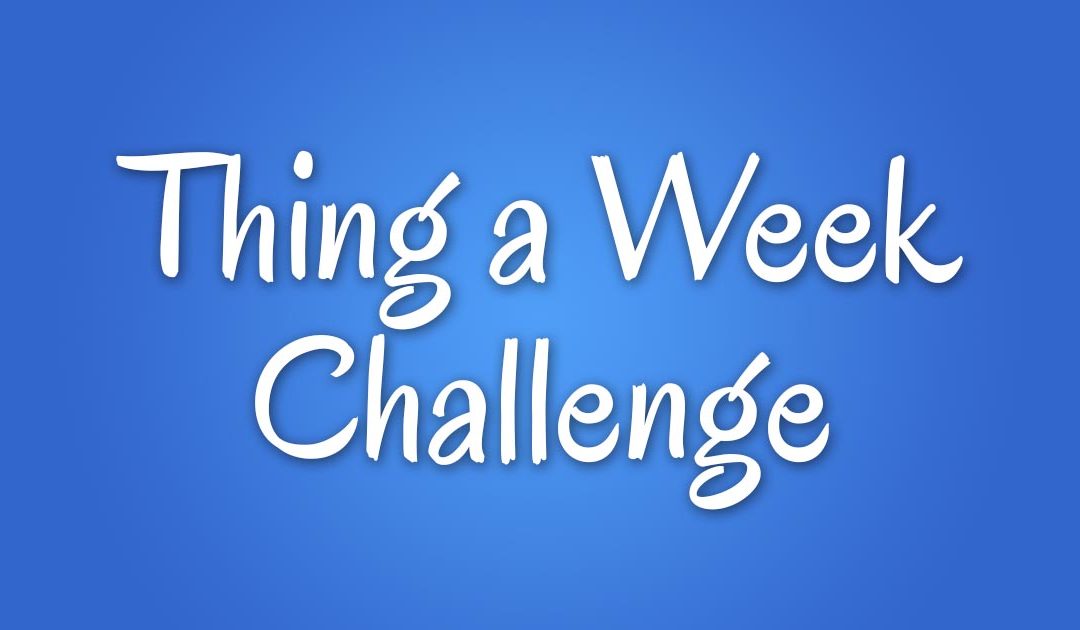 Thing a Week Challenge Primer