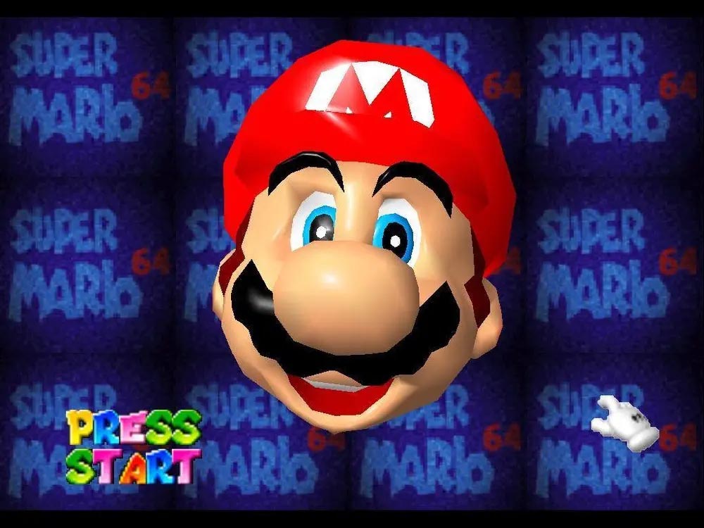 Super Mario 64 Title Screen - Hello Motherfuckers!